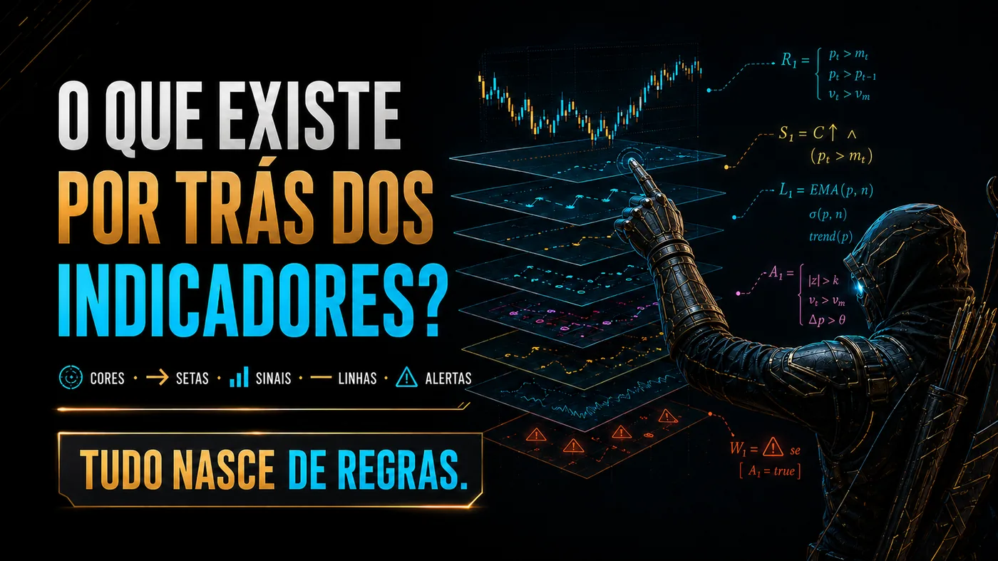 Camadas de gráficos, sinais e regras por trás de indicadores financeiros